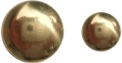 Plain Brass Livery Button